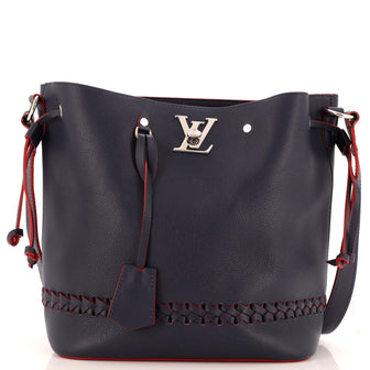 Louis Vuitton Lockme Bucket Bag Braided Leather