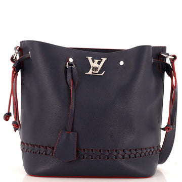 Louis Vuitton Lockme Bucket Bag Braided Leather