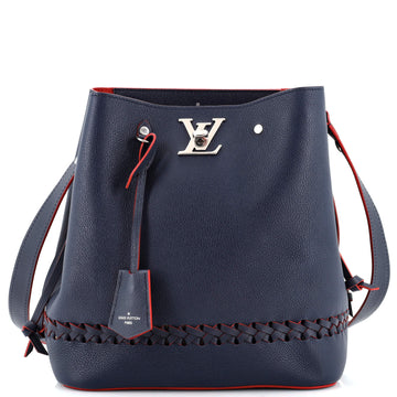 Louis Vuitton Lockme Bucket Bag Braided Leather