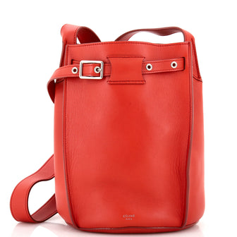 Celine Long Strap Big Bag Bucket Leather