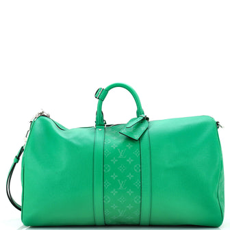 Louis Vuitton Keepall Bandouliere Bag Monogram Taigarama 50