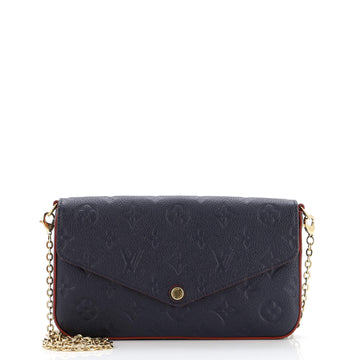 Louis Vuitton Felicie Pochette Monogram Empreinte Leather