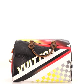 Louis Vuitton Speedy Bandouliere Bag Limited Edition Race Epi Leather 30