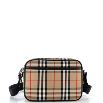 Burberry Paddy Crossbody Bag Vintage Check Canvas Small