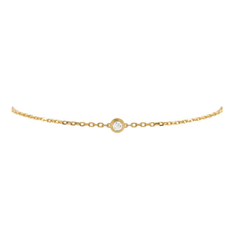 Cartier D'Amour Bracelet 18K Yellow Gold and Diamond Small