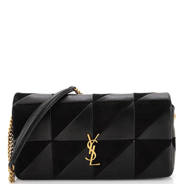 Saint Laurent Jamie Flap Bag Quilted Leather and Suede Medium