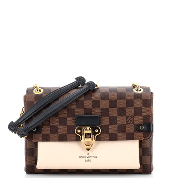 Louis Vuitton Vavin Handbag Damier with Leather PM
