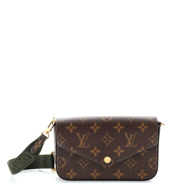 Louis Vuitton Felicie Strap & Go Handbag Monogram Canvas
