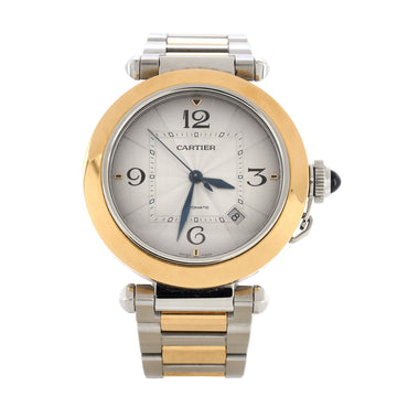 Cartier Pasha de Cartier Automatic Watch Stainless Steel and Yellow Gold 41