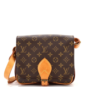 Louis Vuitton Cartouchiere Handbag Monogram Canvas MM