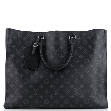 Louis Vuitton Grand Sac Bag Monogram Eclipse Canvas