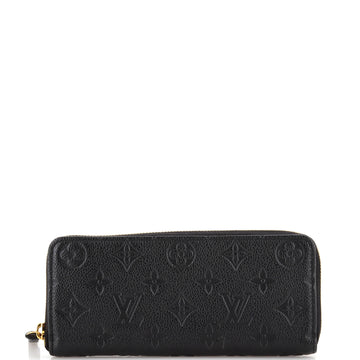 Louis Vuitton Clemence Wallet Monogram Empreinte Leather