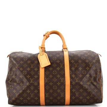 Louis Vuitton Keepall Bag Monogram Canvas 50