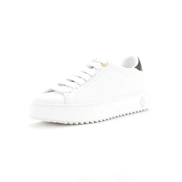Louis Vuitton Women's Time Out Sneakers Monogram Embossed Leather