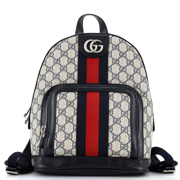 Gucci Ophidia Flap Backpack Gg Coated #324618G18B Buy Gucci Ophidia Flap Backpack GG Supreme Monogram Beige  main image 4