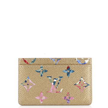 Louis Vuitton Card Holder Limited Edition Garden Monogram Canvas