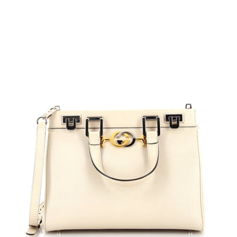 Gucci Zumi Top Handle Bag Leather Small