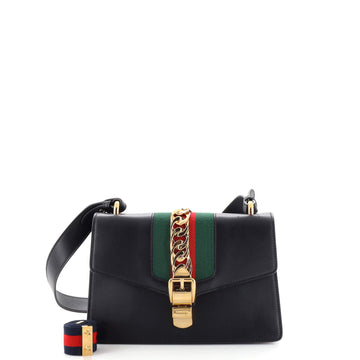 Gucci Sylvie Shoulder Bag Leather Small
