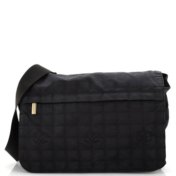 Chanel Travel Line Messenger Bag Nylon Large