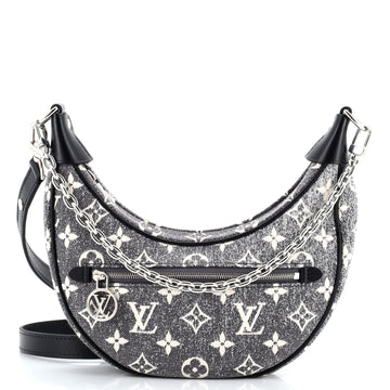 Louis Vuitton Loop Handbag Monogram Jacquard Denim