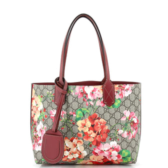 Gucci Reversible Tote Blooms GG Print Leather Small