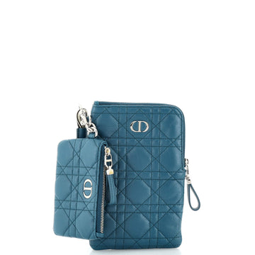 Christian Dior Caro Multifunctional Pouch Cannage Quilt Calfskin