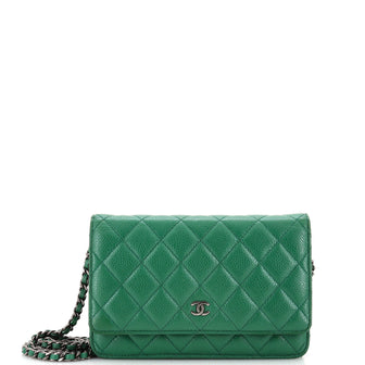 Chanel Wallet on Chain Quilted Caviar