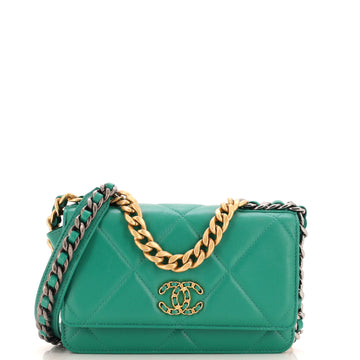 Chanel 19 Wallet on Chain Quilted Goatskin