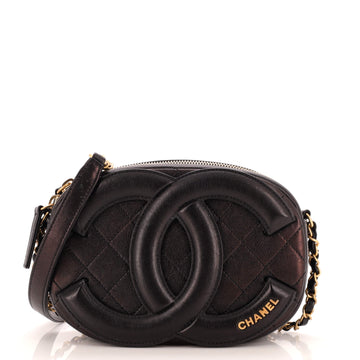 Chanel Coco Midnight Camera Case Quilted Lambskin Small