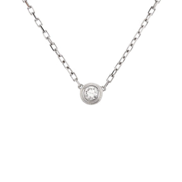 Cartier Cartier D'Amour Pendant Necklace 18K White Gold with Diamond Small