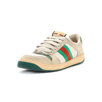 Gucci Screener Sneakers Fabric and Leather