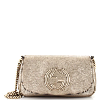 Gucci Soho Chain Crossbody Bag Leather Medium