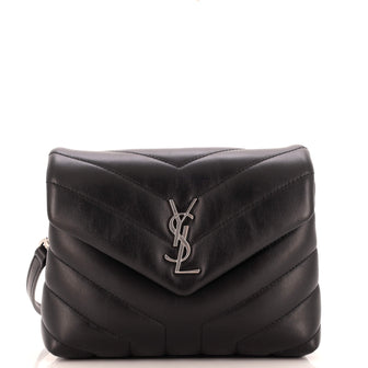 Saint Laurent Loulou Shoulder Bag Matelasse Chevron Leather Toy
