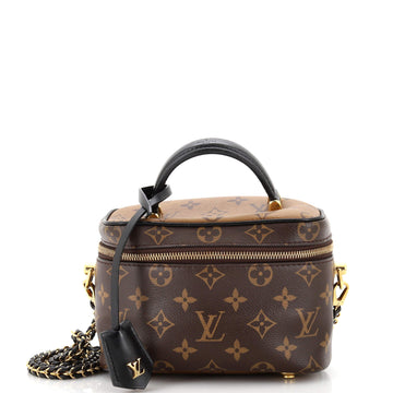 Louis Vuitton Vanity Handbag Reverse Monogram Canvas PM