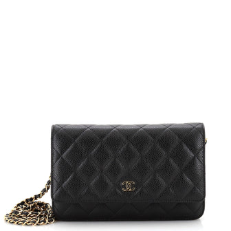 Chanel Wallet on Chain Quilted Caviar
