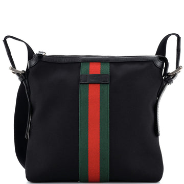Gucci Web Messenger Bag Techno Canvas Medium