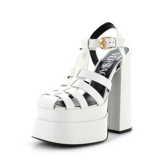 Versace Women's La Medusa Platform Sandals Leather