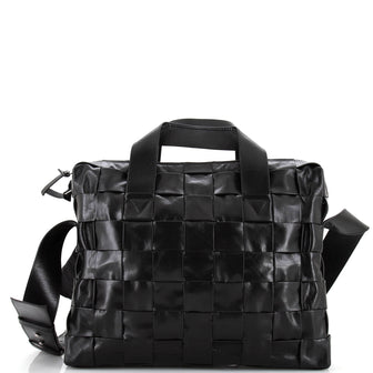 Bottega Veneta Stretch Cassette Briefcase Maxi Intrecciato Leather Large