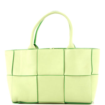 Bottega Veneta Arco Tote Maxi Intrecciato Leather Small