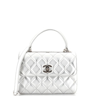 Chanel Trendy CC Top Handle Bag Quilted Lambskin Small