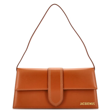 Jacquemus Le Bambino Top Handle Flap Bag Leather Long