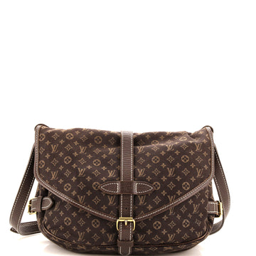 Louis Vuitton Saumur Handbag Mini Lin 30