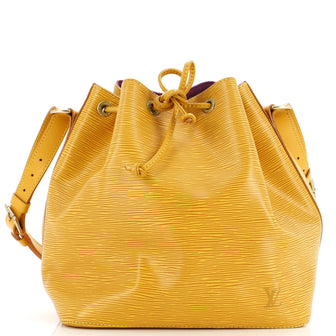 Louis Vuitton Petit Noe Handbag Epi Leather