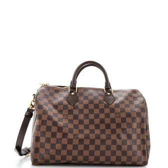 Louis Vuitton Speedy Bandouliere Bag Damier 35