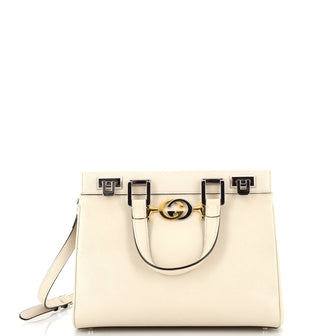 Gucci Zumi Top Handle Bag Leather Small