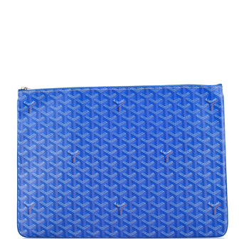 Goyard Senat Zip Pouch Coated Canvas GM
