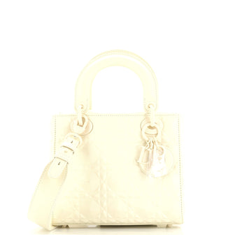 Christian Dior My ABCDior Lady Dior Bag Diamond Motif Cannage Calfskin Small