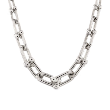 Tiffany & Co. HardWear Graduated Link Necklace Sterling Silver