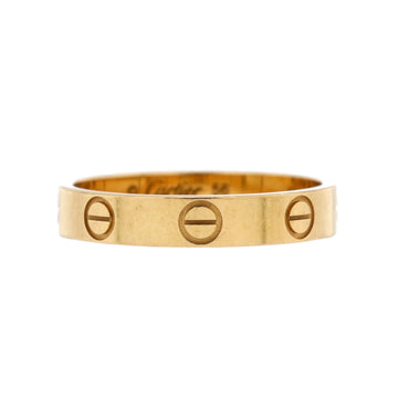 Cartier Love Wedding Band Ring 18K Yellow Gold