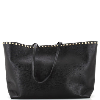 Valentino Garavani Rockstud Shopper Tote Leather Large